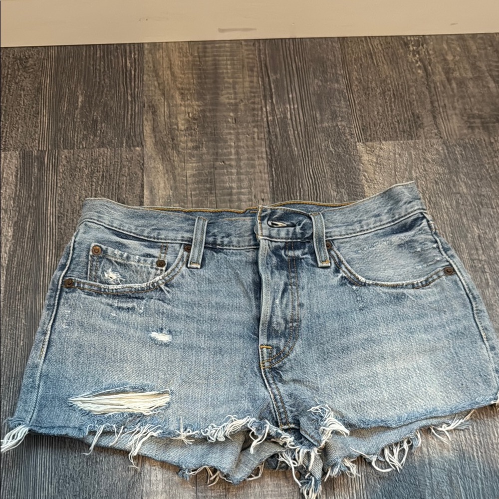 Levi’s 501 Distressed Denim Women's Shorts- size 26